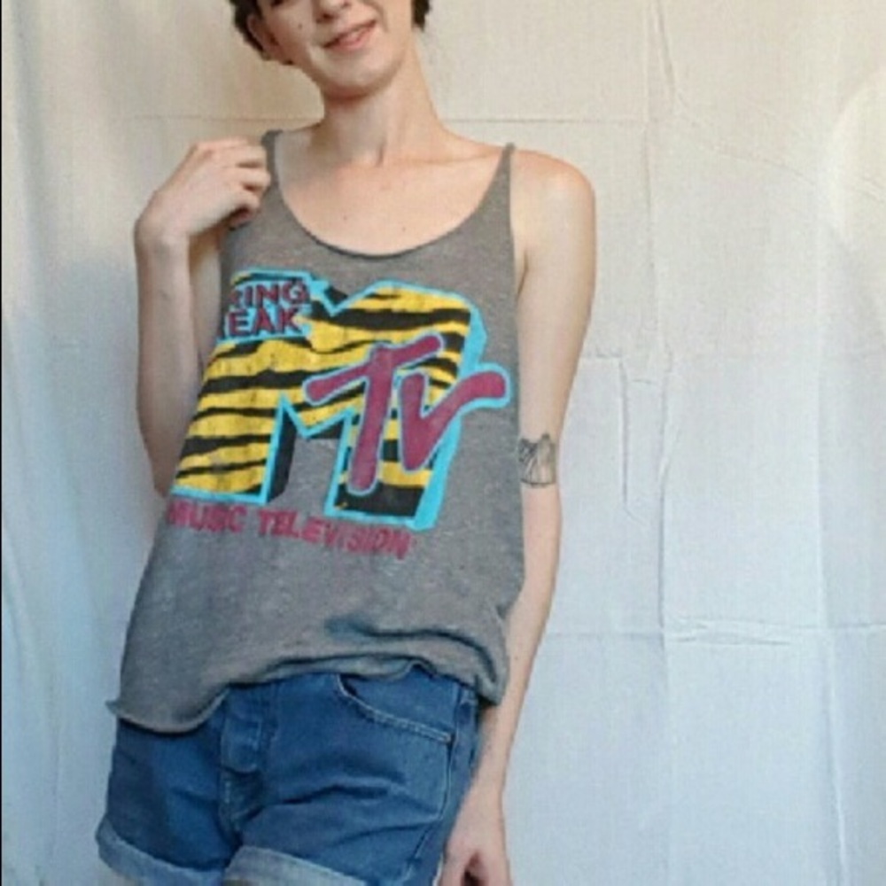 Retro MTV Spring Break tank